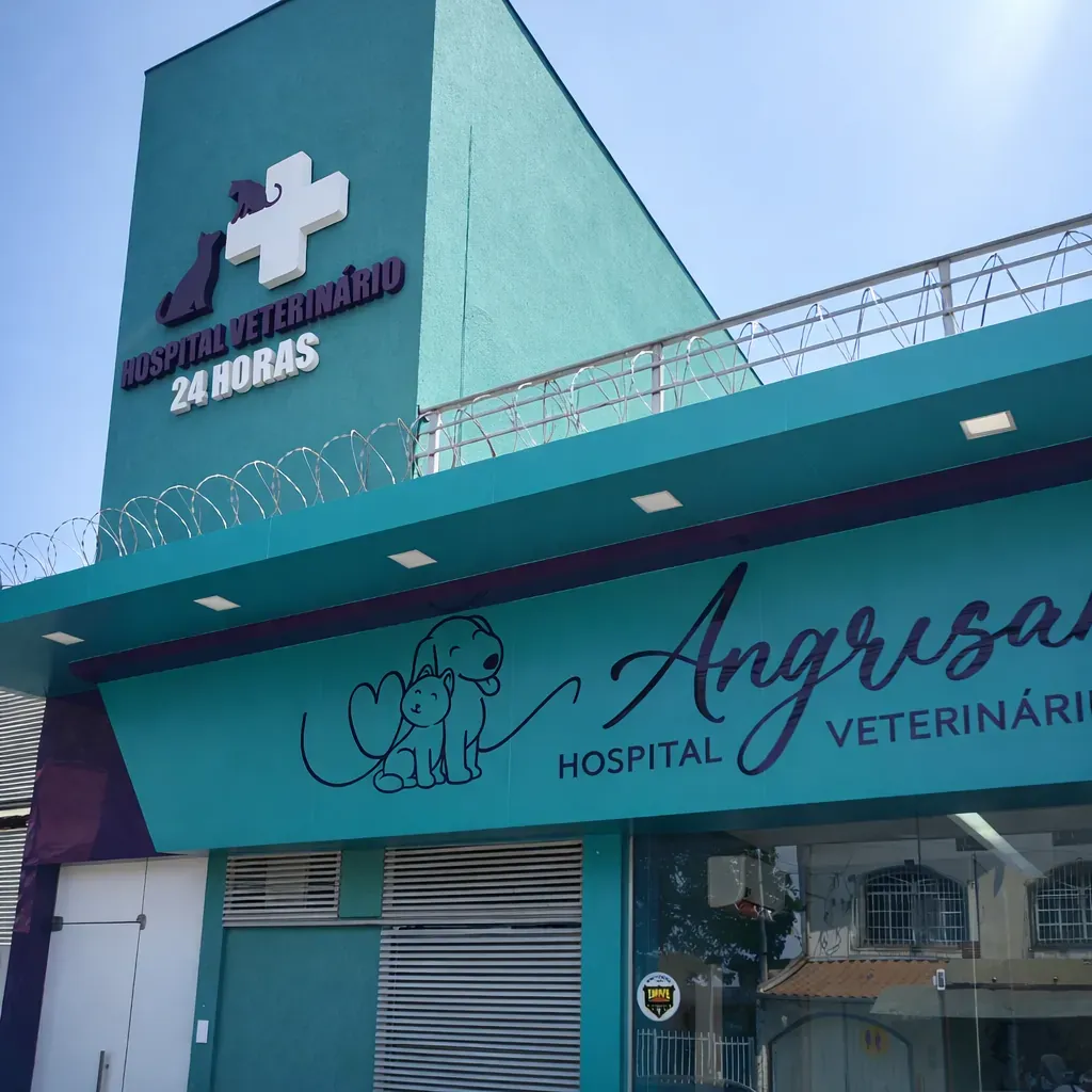 Fachada do Hospital Veterinário Angrisano, unidade Céu Azul